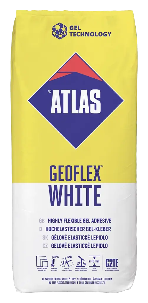 Atlas Geoflex Flexibel Tegellijm - Wit - 25kg