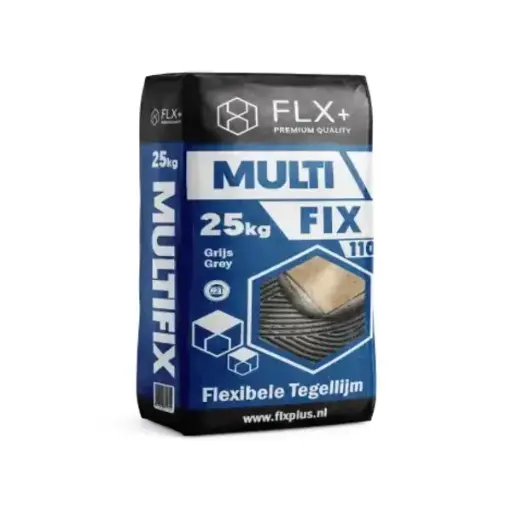 [FLX110] FLX+ Multifix 110 Flexibele Tegellijm C2T - Grijs - 25kg