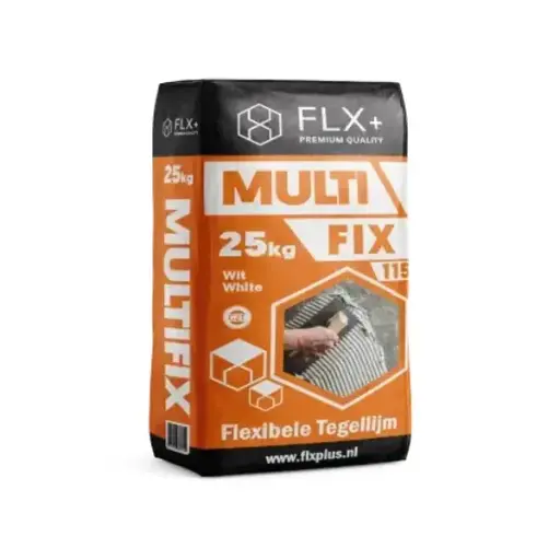 [FLX115] FLX+ Multifix 115 Flexibele Tegellijm C2T - Wit - 25kg
