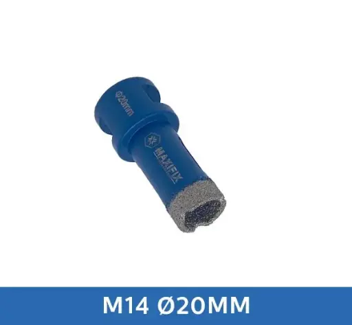 [DB020] Maxifix Diamant Tegelboor Droog M14 (20 mm)