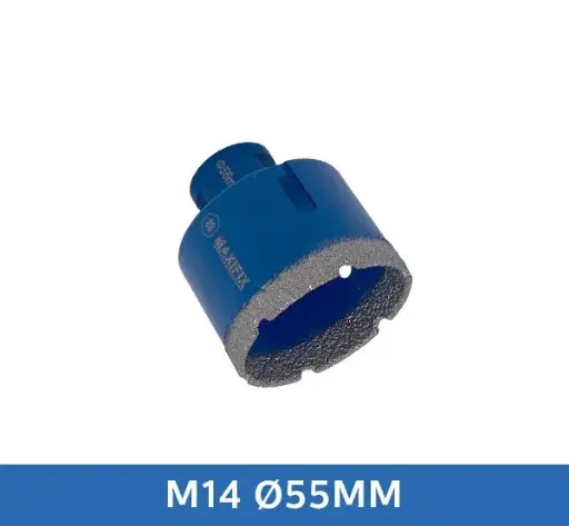 [DB055] Maxifix Diamant Tegelboor Droog M14 (55 mm)