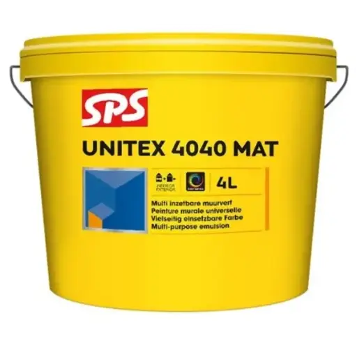 SPS 4040 Unitex Muurverf (Wit (P), 4 L)