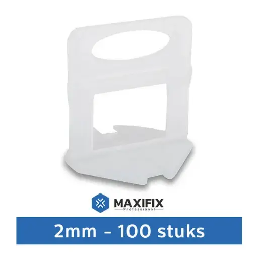 [CL2-100] Maxifix Levelling Clips (2 mm, 100 Stuks)